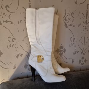 White DollHouse Boot